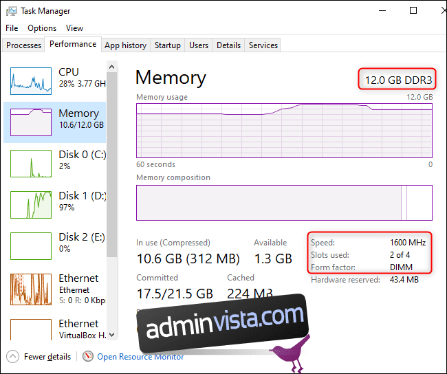 كيف ترى مقدار ذاكرة الوصول العشوائي في جهاز الكمبيوتر الخاص بك (وسرعته)