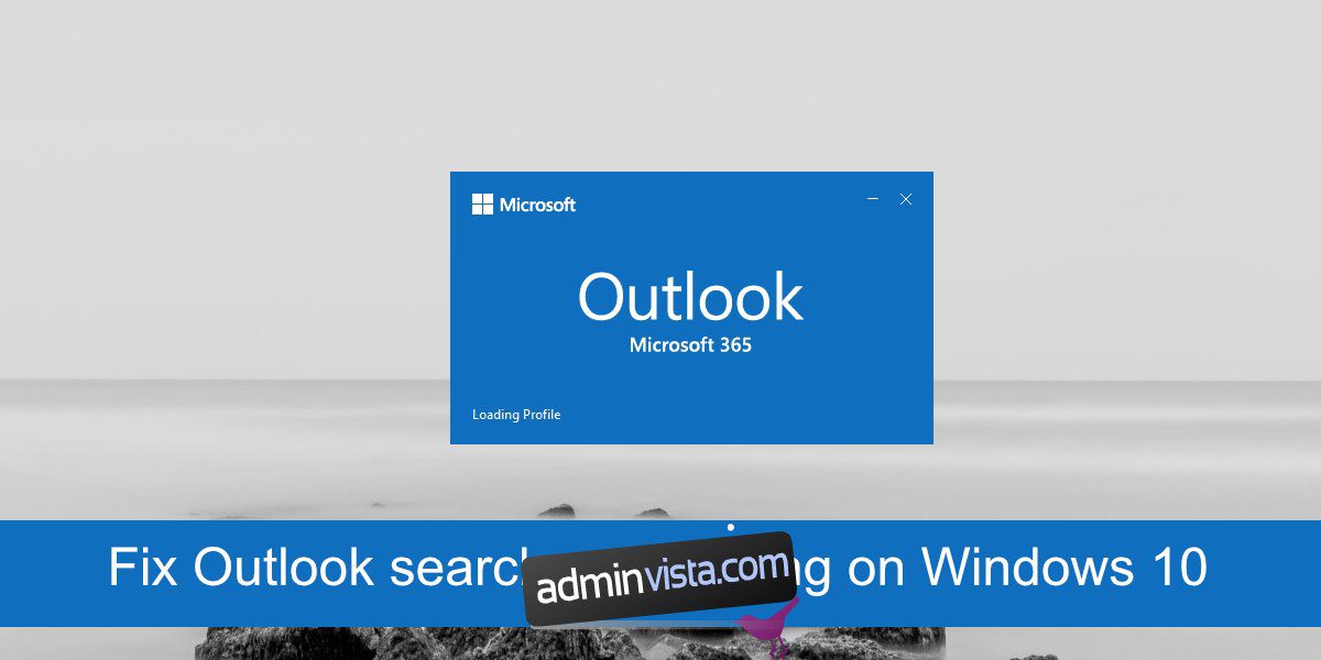 كيفية إصلاح Outlook Search لا يعمل على Windows 10