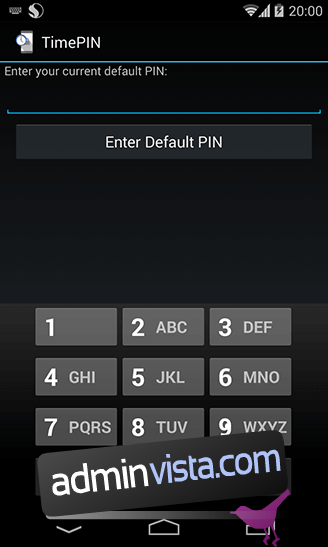 TimePIN يقوم تلقائيًا بتغيير رمز PIN لشاشة قفل Android وفقًا للوقت الحالي 1