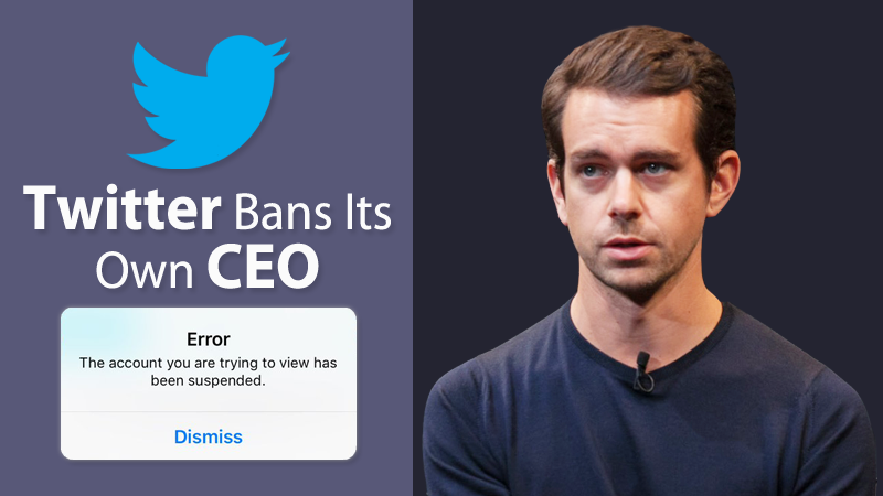 Twitter تحظر حساب رئيسها التنفيذي جاك دورسي 1