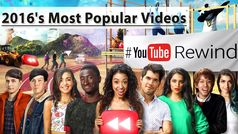 YouTube تم الإعلان للتو عن مقاطع الفيديو الأكثر شهرة لعام 2016 1