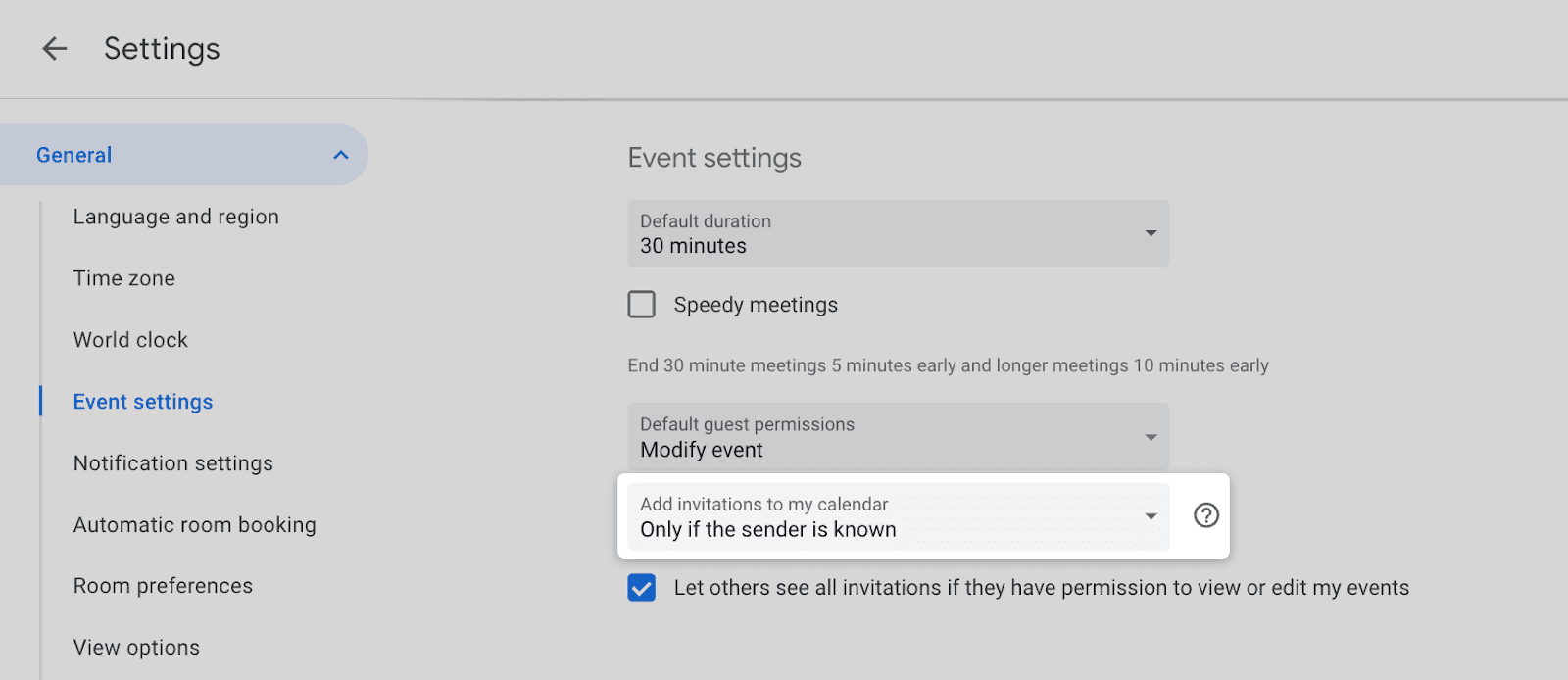 Google is adding another option to combat Google Calendar spam
