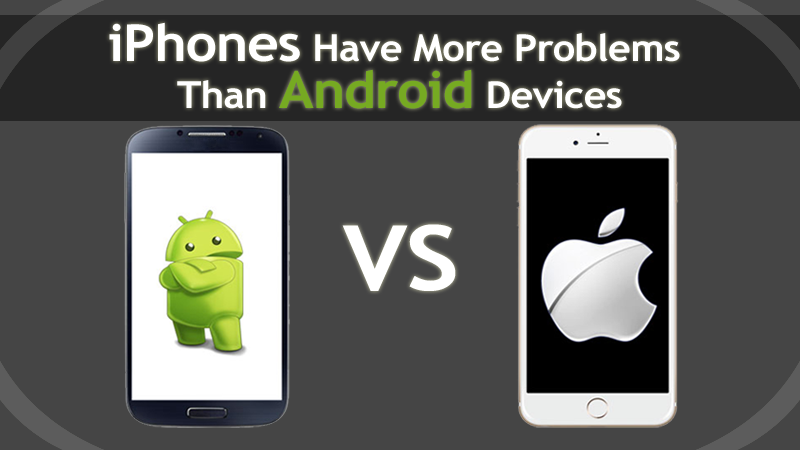 تقول الدراسة إن أجهزة iPhone لديها مشاكل أكثر من أجهزة Android 1