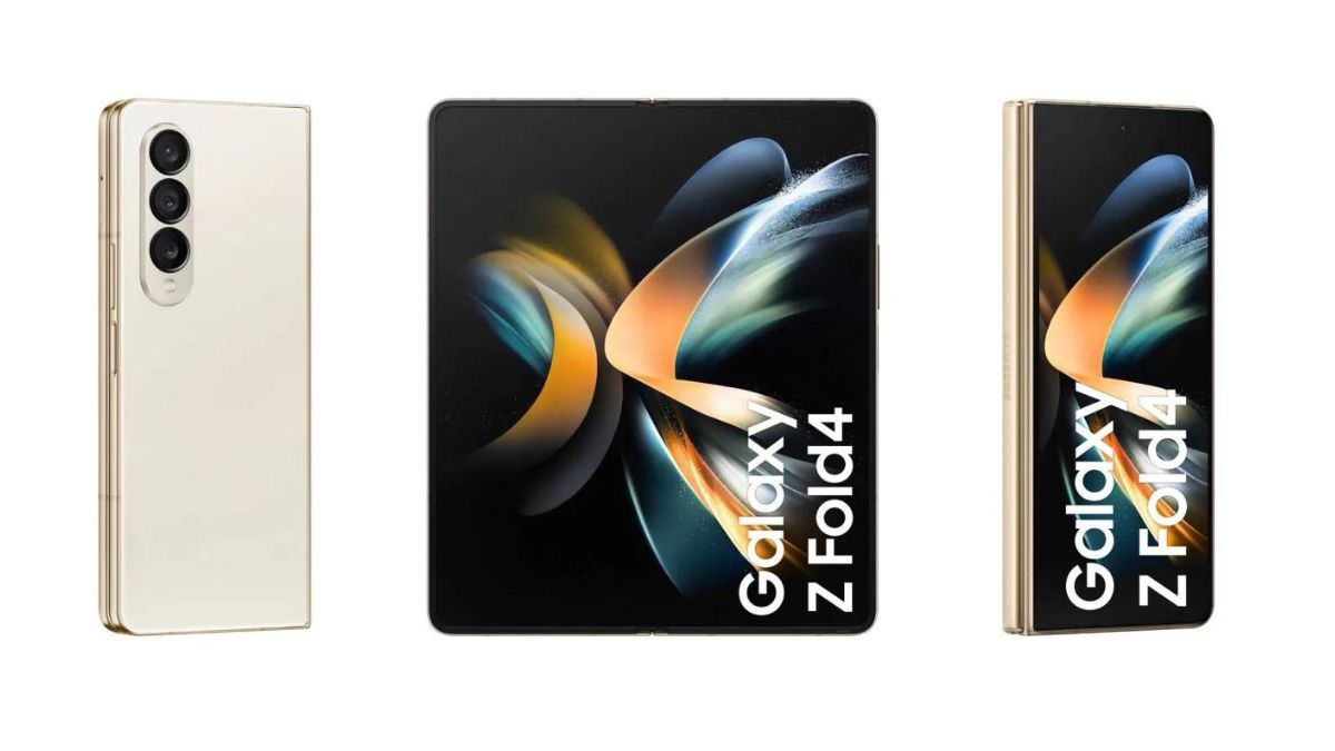 Samsung Galaxy Z Fold 4 Leaks In Gold Color Option
