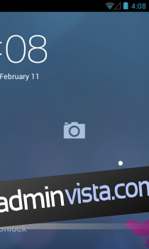 شاشة قفل Android مستوحاة من iOS 7 مع دعم Pebble 1