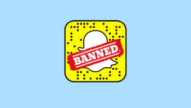 كم عدد التقارير المطلوب حظرها على Snapchat
