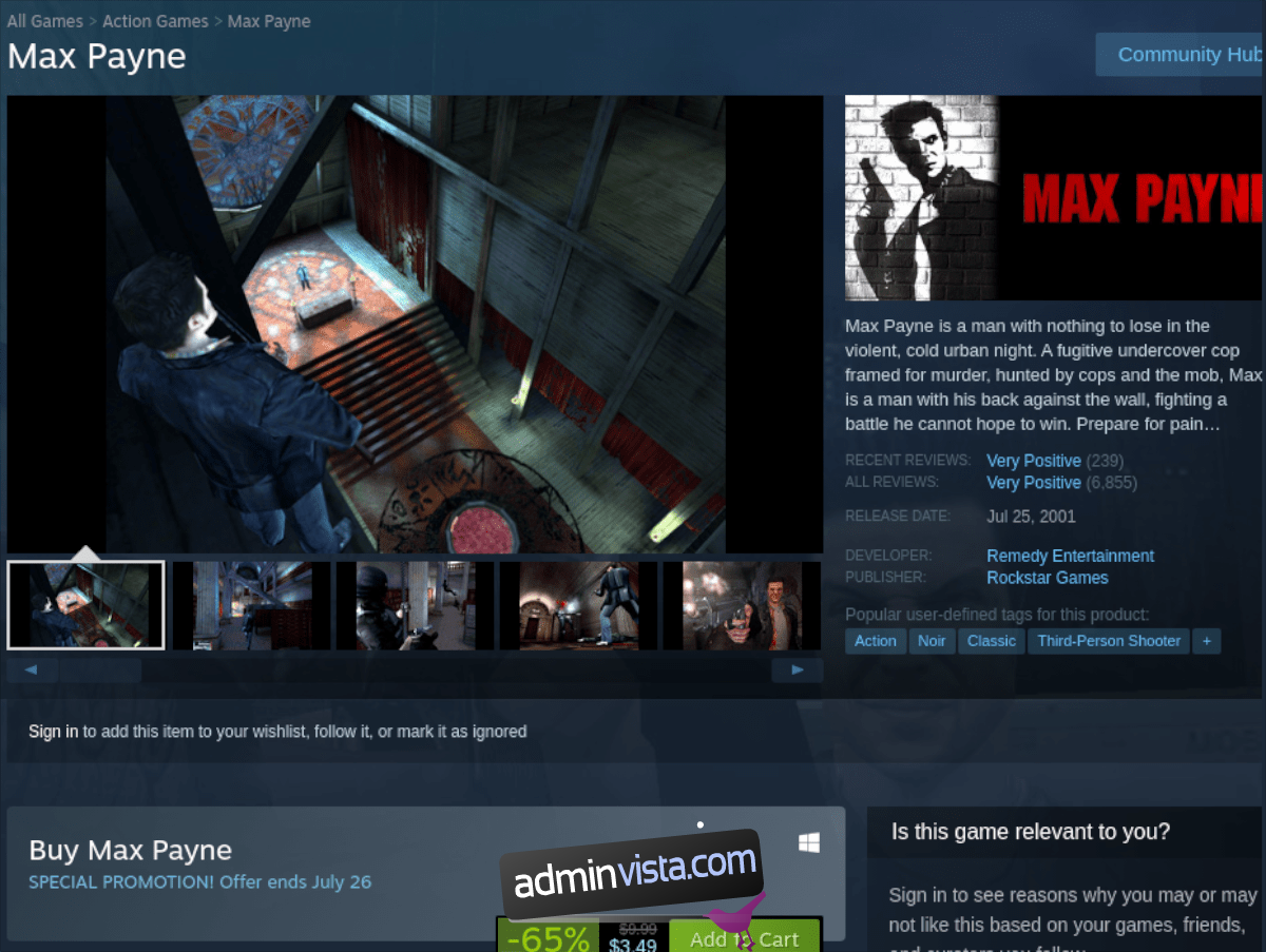 كيف تلعب Max Payne على Linux 2