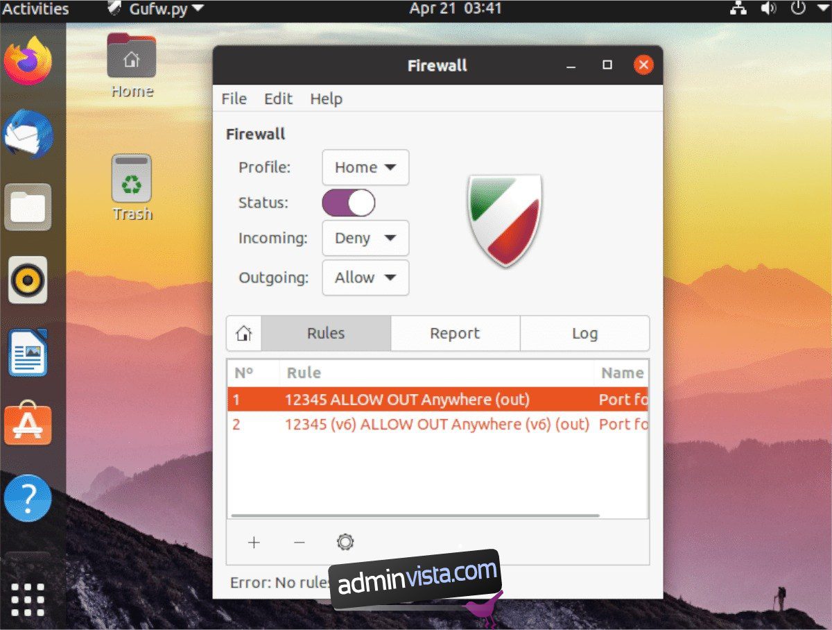 كيفية إعادة التوجيه من خلال جدار الحماية على Ubuntu