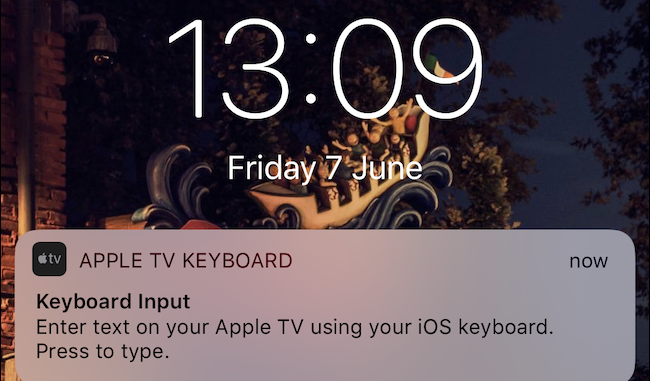كيفية استخدام iPhone الخاص بك لإدخال كلمات المرور على ملف Apple تلفزيون 1