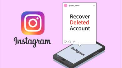 كيفية استعادة المحذوفة Instagram-الحساب