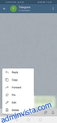 كيفية استعادة رسالة مثبتة على Telegram 1