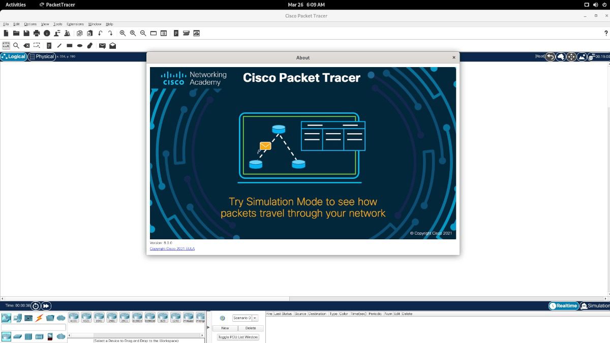 كيفية تثبيت Cisco Packet Tracer على نظام Linux