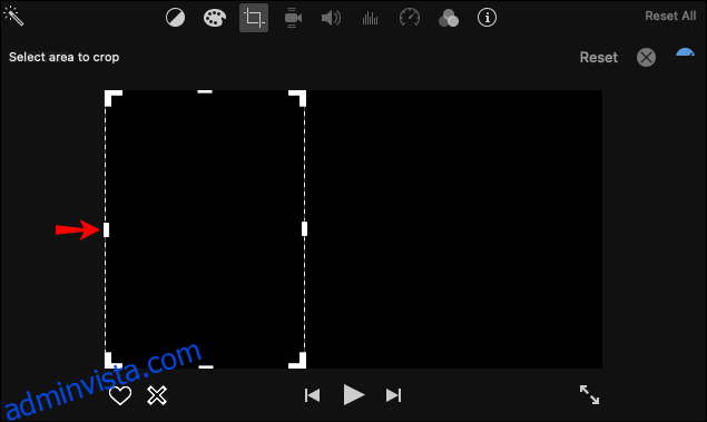 كيفية تغيير نسبة العرض إلى الارتفاع في iMovie 13