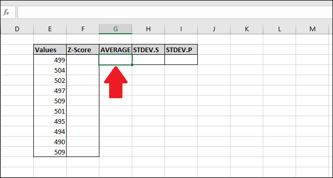 كيفية حساب Z-Score باستخدام Microsoft Excel 1