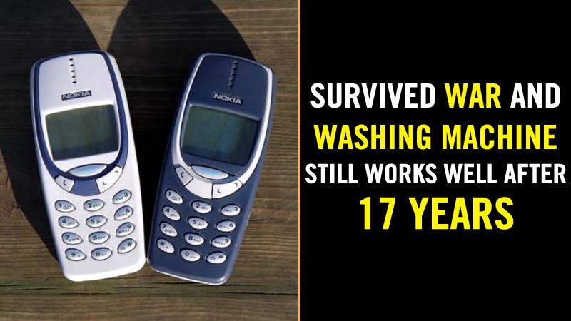 لقد نجا Nokia 3310 من الحرب والغسالة 1