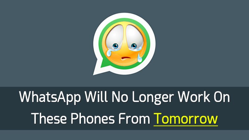 لن يعمل WhatsApp بعد الآن على هذه الهواتف من الغد 1