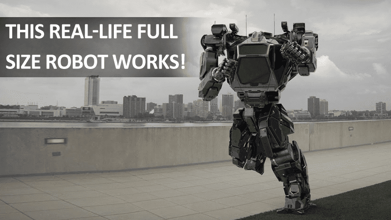 This Giant Robot Takes Its First Steps With A Pilot On Board