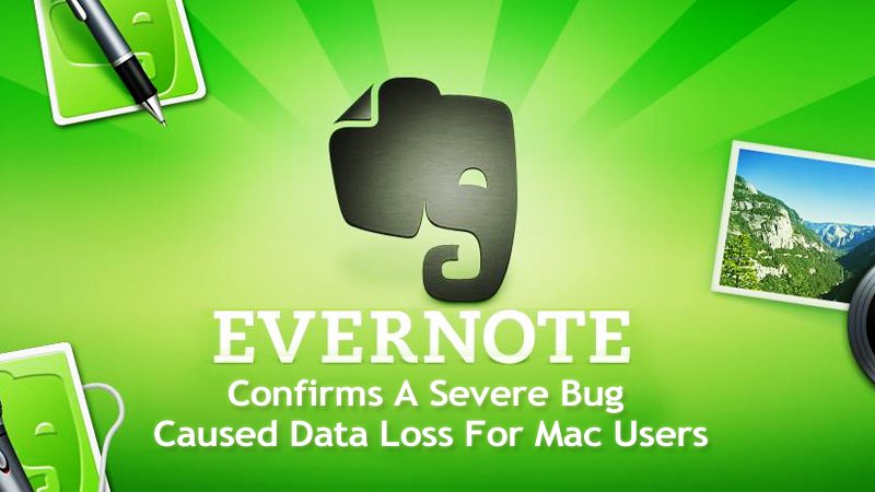 يؤكد Evernote وجود خطأ فادح تسبب في فقدان البيانات لمستخدمي Mac 1
