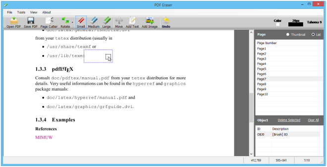 يتيح لك PDF Eraser تحرير ملفات PDF وإضافة الصور والنصوص إليها 2