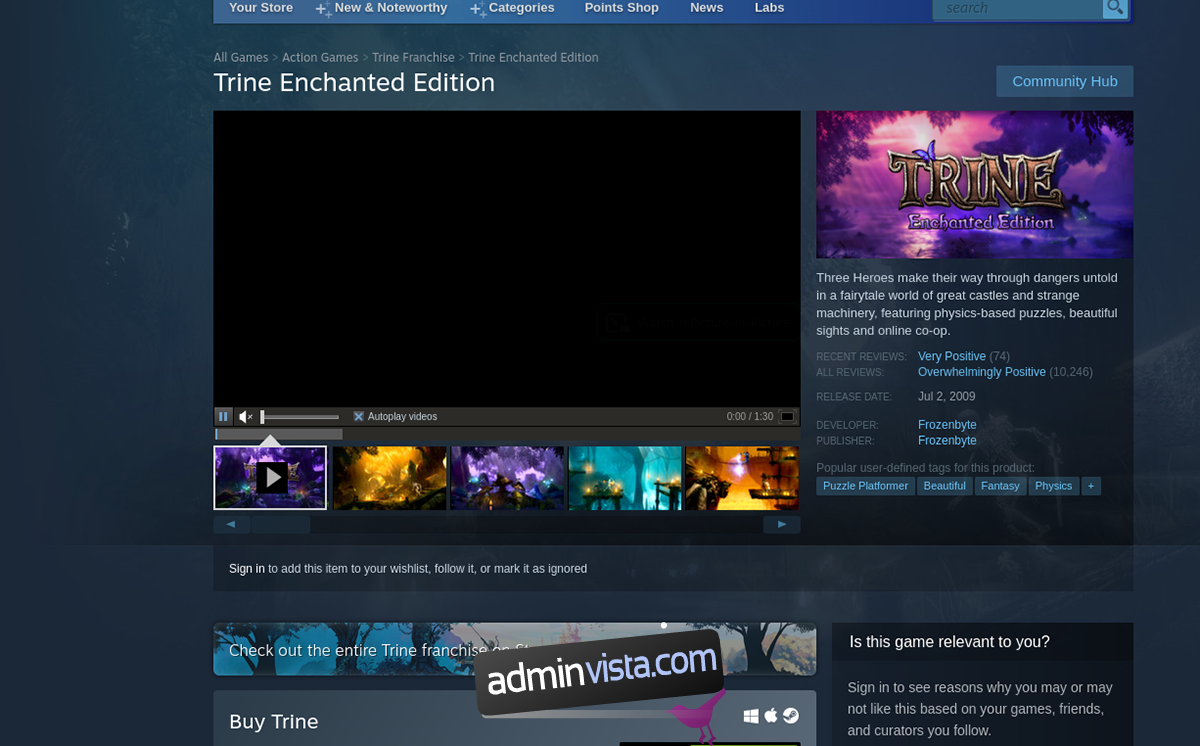 كيف تلعب Trine Enchanted Edition على Linux 3