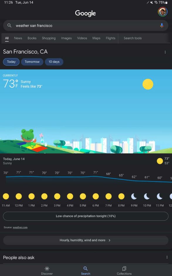 يقدم تطبيق Google Weather على أجهزة Android اللوحية أخيرًا تجربة كاملة 2