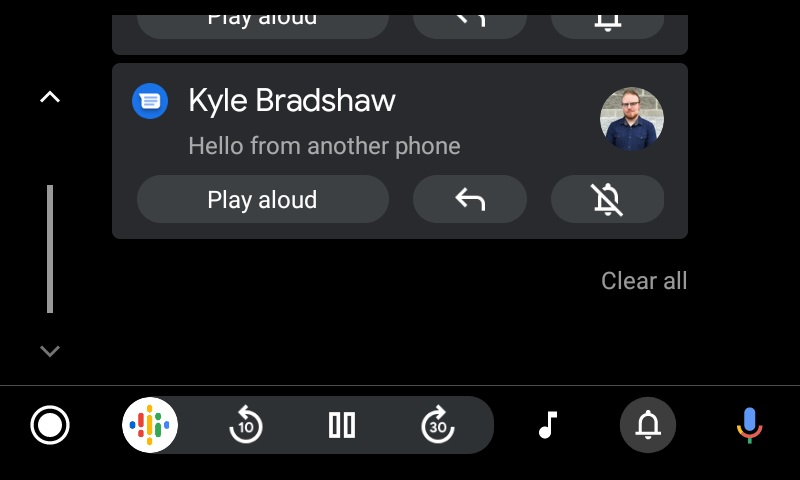 على Android Auto ، يمكنك الرد على الرسائل بلمسة بسيطة 2