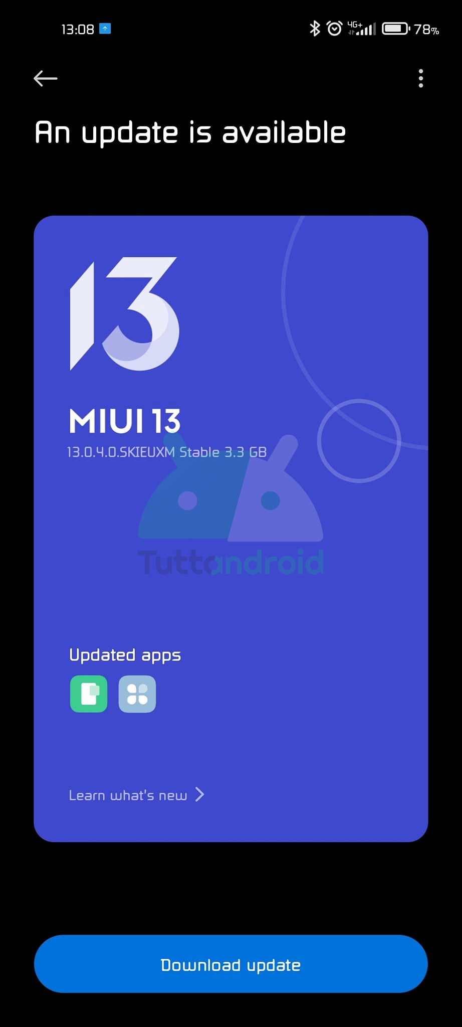 Xiaomi Mi 11 Lite 5G تحديث Android 12 MIUI 13