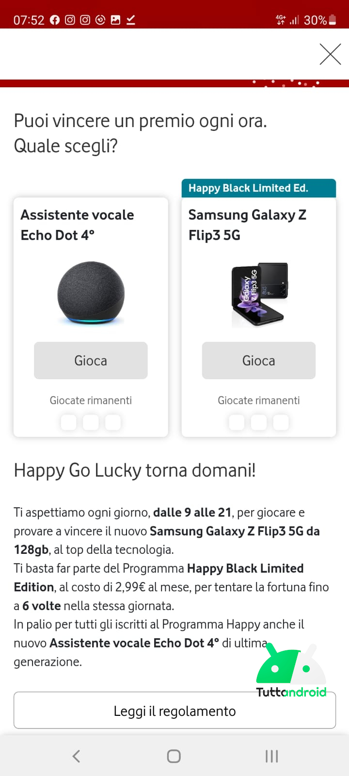 تقدم Vodafone Happy العديد من أجهزة Samsung Galaxy Z Flip3 هـ Amazon صدى دوت 7