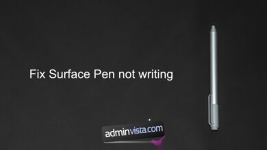 كيفية إصلاح قلم Surface لا يكتب على جهاز Surface Tablet