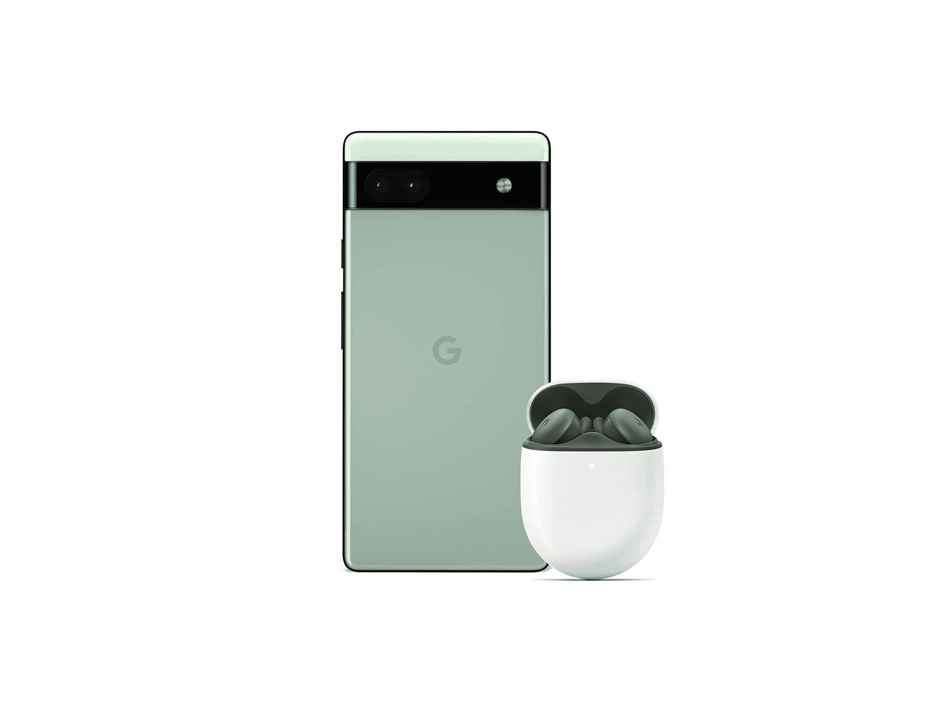 Google Pixel 6a con Pixel Buds A