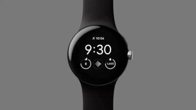 Google Pixel Watch con cassa Black e cinturino Obsidian