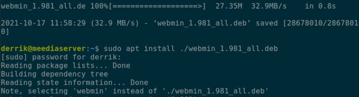 كيفية إعداد Webmin على خادم Ubuntu 1